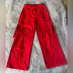 Red Cargo Pants Size Medium
